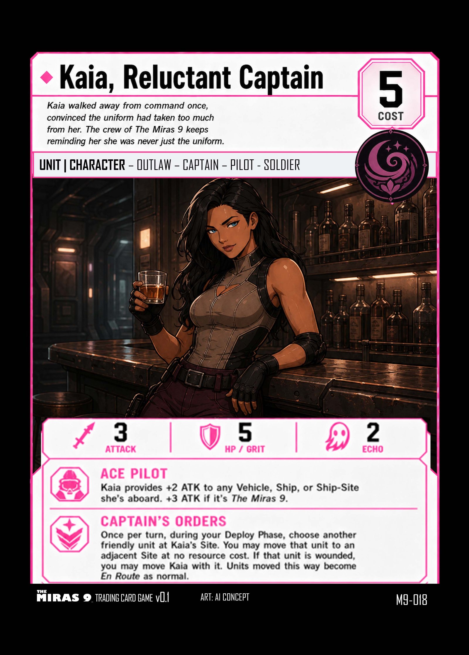 Kaia’s original AI concept card
