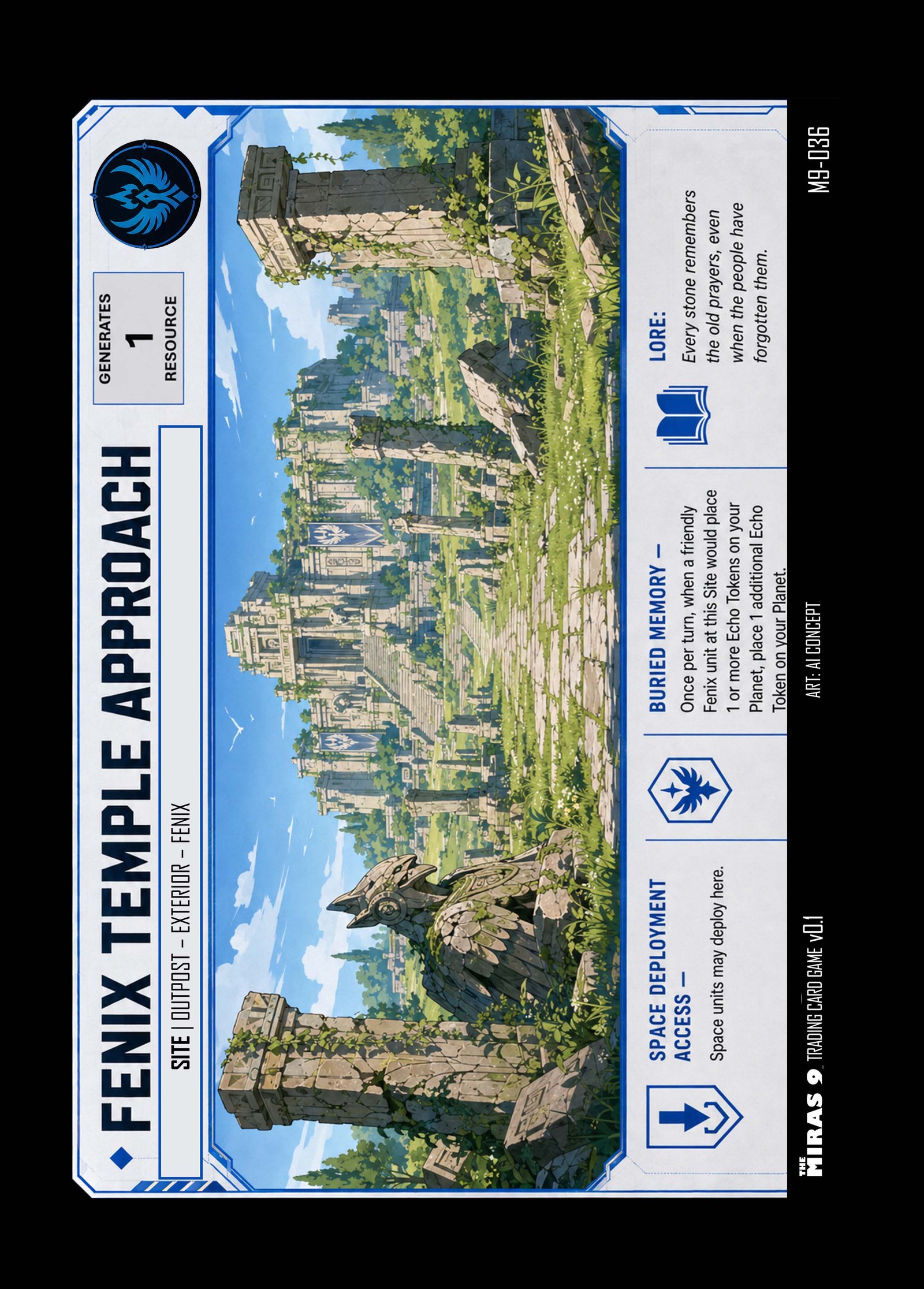 M9-036 Fenix Temple Approach current card