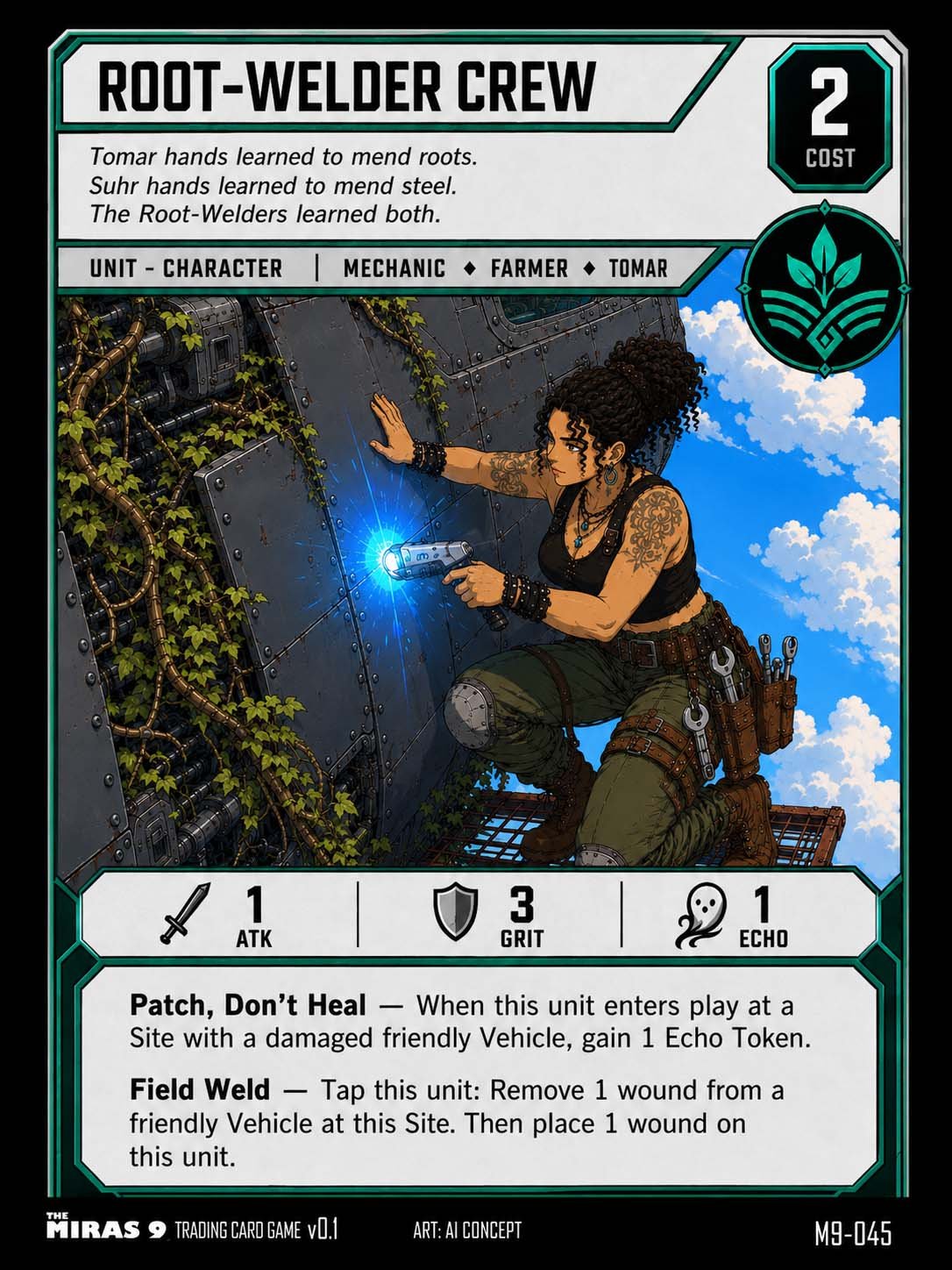 M9-045 Root-Welder Crew current card